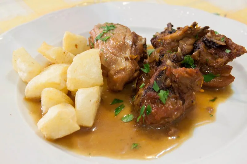 Pollo naranja