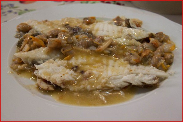 Rodaballo berberechos