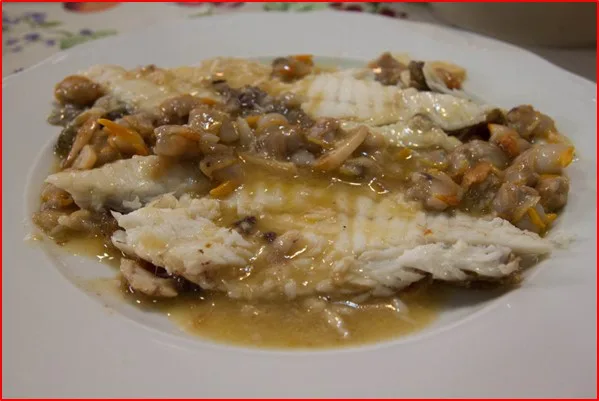 Rodaballo berberechos