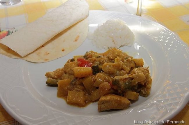 pollo al curry