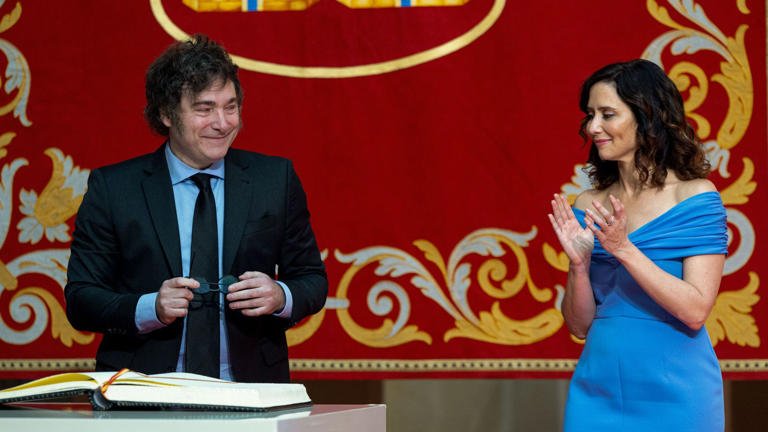 ayuso y milei