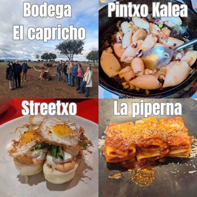 4 paradas gastronómicas
