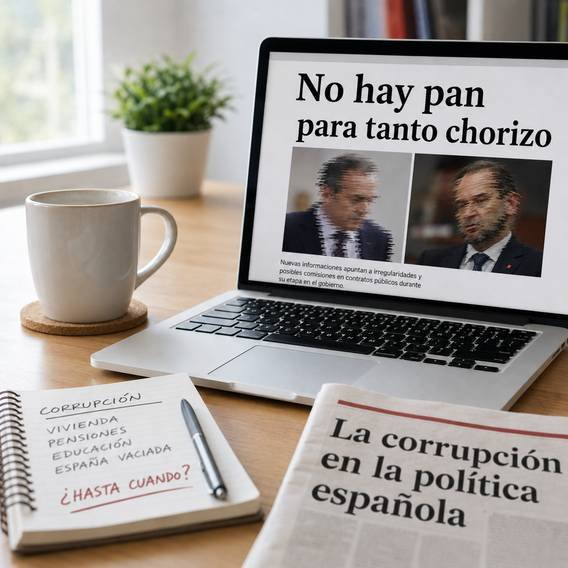 no hay pan para tanto chorizo