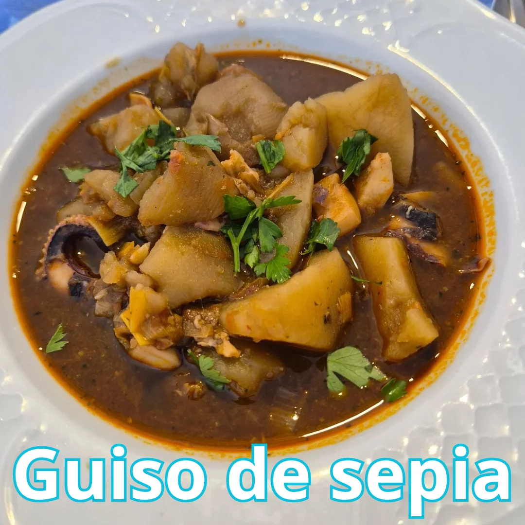 guiso de sepia